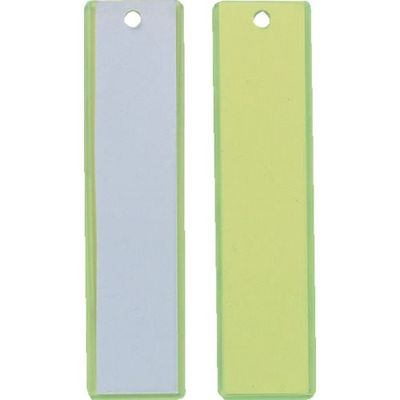 トラスコ中山 TRUSCO 掛名札 3x120x30mm 蛍光イエロー/クリア TKT-2 1枚 262-6339（直送品）