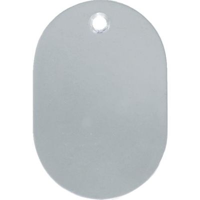 トラスコ中山 TRUSCO 小判札 小 45X30mm 5枚入 クリア TKFS-CL 1パック(5枚) 256-4088（直送品）