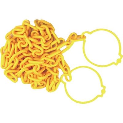 トラスコ中山 TRUSCO プラチェーン(コーンリング付) 黄 6MMX2M TPCC6-2Y 1本 249-3862（直送品）