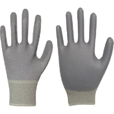 トラスコ中山 TRUSCO 抗菌仕様 タッチパネル対応 プレミアムカーボン背抜き手袋 M TPCP-HG-BKM 1双 261-9868（直送品）