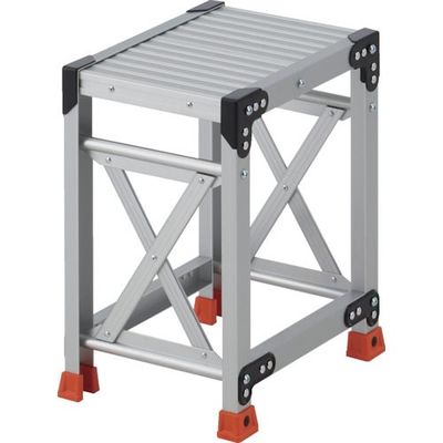 トラスコ中山 TRUSCO 作業用踏台 1段 高さ0.5m 天板300×400 TSF-135 1台 258-0882（直送品）