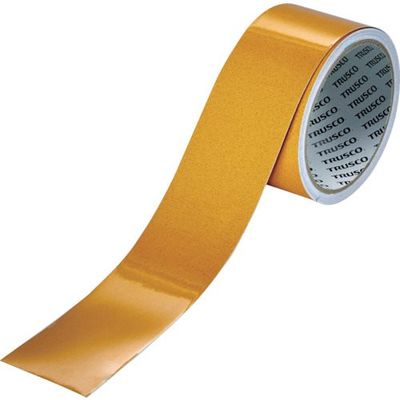 トラスコ中山 TRUSCO 再剥離反射テープ 25mmx5m イエロー TSRFT25-Y 1巻 256-4531（直送品）