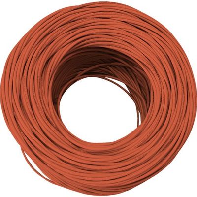 トラスコ中山 TRUSCO LANケーブル カテゴリ6 100m オレンジ TUTP-CAT6-100OR 1巻 261-3521（直送品）
