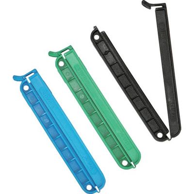 トラスコ中山 TRUSCO 袋留めクリップ 3P(青緑黒) TWC-110BGK-3P 1パック(3個) 263-0986（直送品）