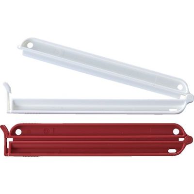 トラスコ中山 TRUSCO 袋留めクリップ 2P(白赤) TWC-150WR2P 1パック(2個) 263-0989（直送品）