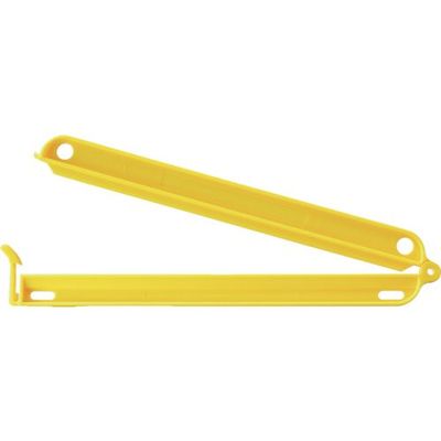 トラスコ中山 TRUSCO 大口袋用クリップ(留め幅220mm) 黄 1個入 TWC220-YE 1個 262-9507（直送品）