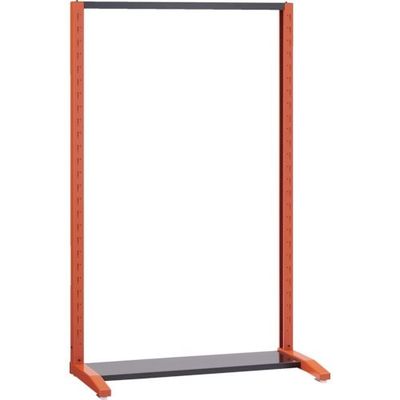 トラスコ中山 TRUSCO UPR型パンチングラック枠のみ H1450 黒オレンジ UPR-FS14-BK 1台 218-0812（直送品）