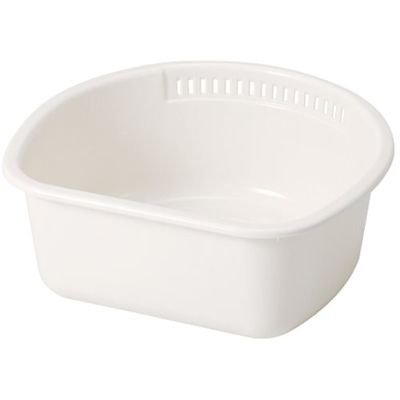 ヒマラヤ化学工業所 ヒマラヤ化学 バブル洗桶 0351 D型 ホワイト 342×325×138 035176 1セット(40個)（直送品）