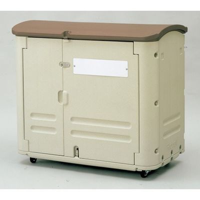 リッチェル ワイドストレージ600(キャスター付き)サンドグレー 93092 1台 124-6753（直送品）