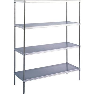 キャニオン パンチングシェルフ 760×460×1390m SUSP 460X 760X1390-4 828-2008（直送品）