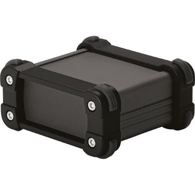 タカチ電機工業 タカチ コーナーガード付アルミケースアルミパネルタイプ ブラック EXP15-10-15BB 1台 201-3092（直送品）