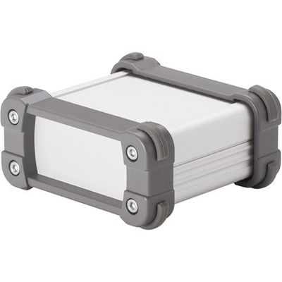 タカチ電機工業 タカチ コーナーガード付アルミケース EMCシールドタイプ シルバー/グレー EXPE15-8-20SG 1台（直送品）