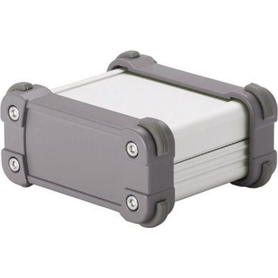 タカチ電機工業 タカチ コーナーガード付アルミケースIP65防水タイプ シルバー/グレー EXW15-8-15SG 1台 196-1916（直送品）