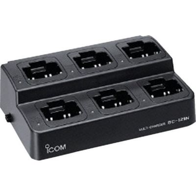 アイコム 6連卓上急速充電器 BC-121NA 1台 509-9714（直送品）