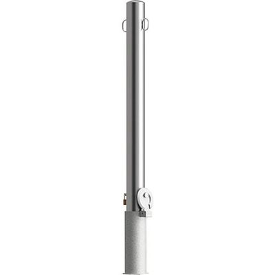 カネソウ 車止め ステンレス製 脱着式 鋳鉄製蓋 鍵付 Eシリーズ EA1085RC-HDL 1本 259-9455（直送品）