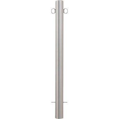 カネソウ 車止め ステンレス製 固定式 先付タイプ Eシリーズ EA1185RC-K 1本 259-6293（直送品）