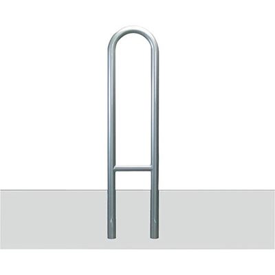 カネソウ 駐輪パイプ スチール製 焼付塗装 自転車・バイク盗難防止用 JP-G0380B 1本 324-0351（直送品）