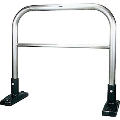 カネソウ 車止め アーチ型 横バー付 ステンレス製 据置式 Yシリーズ YAW6L15-S 1本 324-0326（直送品）