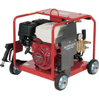 スーパー工業 エンジン式高圧洗浄機 SERー1315ーBS5 フルフレームタイプ(セル付) 1台 342-9072（直送品）
