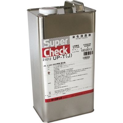 マークテック MARKTEC スーパーチェック 浸透液 UPーT(J) 4L缶 C002-0021012 1缶 153-3437（直送品）