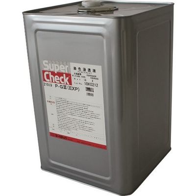 マークテック MARKTEC スーパーチェック 浸透液 PーG3 EXP 18L C002-0021019 1缶 153-3427（直送品）