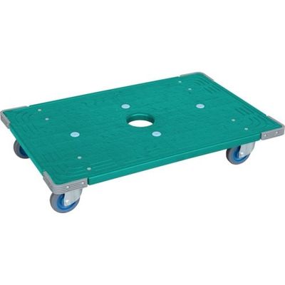 三甲 サンコー 折りたたみコンテナー用台車 803521 サンキャリー6090(φ100)グリーン SK-803521-GR 1個（直送品）