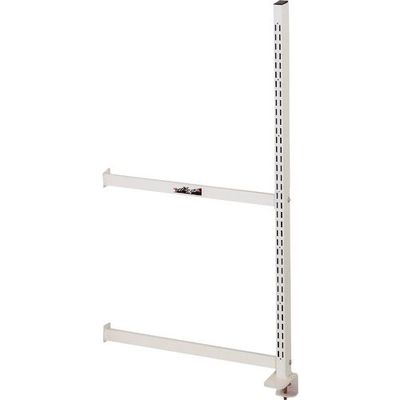 山金工業 ヤマテック マルチシステム W600×D254×H1000mm 基本形 連結 シルキーホワイト NK-0610R 1台（直送品）