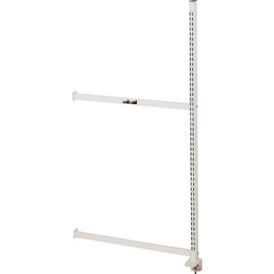 山金工業 ヤマテック マルチシステム W750×D254×H1300mm 基本形 連結 シルキーホワイト NK-0713R 1台（直送品）