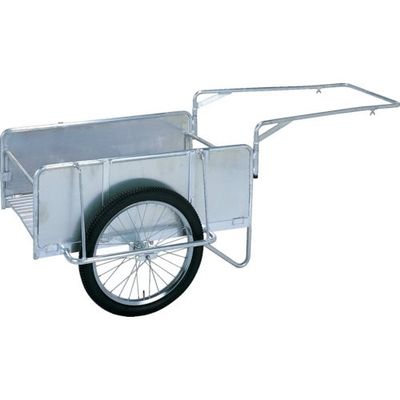 昭和ブリッジ販売 昭和 アルミ折畳みリヤカー 積載面（長さ×幅）900×600 チューブタイヤ S8-A1S 125-2321（直送品）