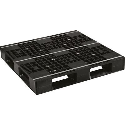 日本プラパレット NPC プラスチックパレットAZFD-1111E-RR 片面 AZFD-1111E-RR-BK 175-4528（直送品）