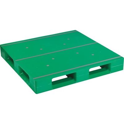 日本プラパレット NPC プラスチックパレットAZFDー1111FE 片面四方差し グリーン AZFD-1111FE-GR 1枚（直送品）