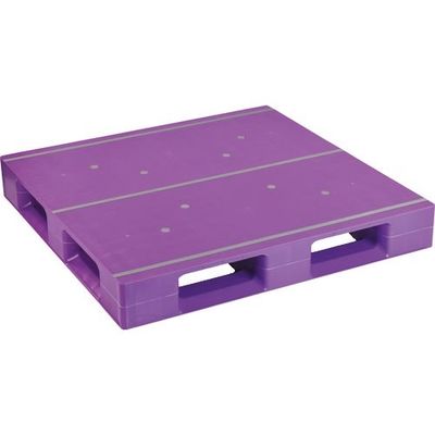 日本プラパレット NPC プラスチックパレットAZFDー1111FE 片面四方差し パープル AZFD-1111FE-PL 1枚（直送品）