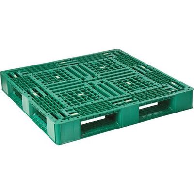 日本プラパレット NPC プラスチックパレットFA-1111（PE材） 片面四方差し FA-1111-PE-MG 175-6025（直送品）