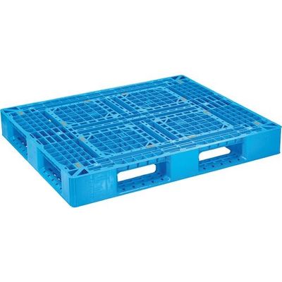 日本プラパレット NPC プラスチックパレットLA-1210 片面四方差し ブルー LA-1210-BL 1枚 175-6027（直送品）