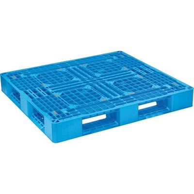 日本プラパレット NPC プラスチックパレットLA-1211 片面四方差し ブルー LA-1211-BL 1枚 135-7634（直送品）