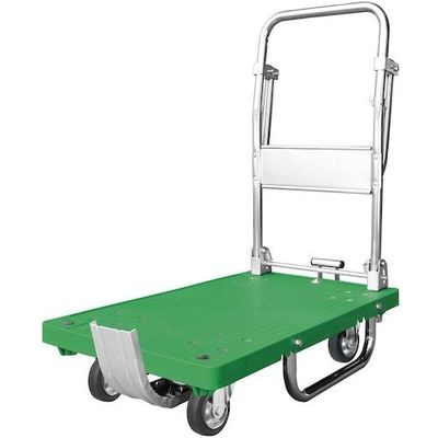 シシク ソリ付運搬台車「SORIMO」 スタンダードプレスキャスタWゴム車輪付 折りたたみハンドル 460×750 SA-SSG-SL 1台（直送品）