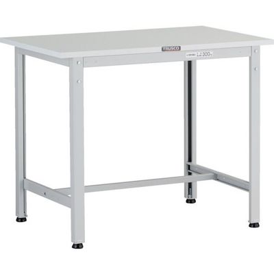 トラスコ中山 TRUSCO 軽荷重作業台VAE型抗ウィルスポリ天板 900X600XH740 ホワイト色 VAE-0960W 1台（直送品）