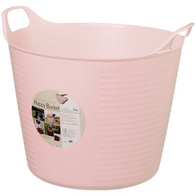 ヒマラヤ化学工業所 ヒマラヤ化学 ハッピーバケット・丸 M26型 ピンク 440パイX350 151869 1セット(20個)（直送品）