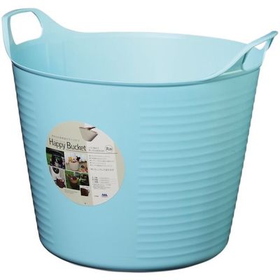 ヒマラヤ化学工業所 ヒマラヤ化学 ハッピーバケット・丸 M26型 ブルー 440パイX350 151814 1セット(20個)（直送品）