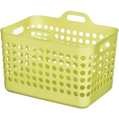 ヒマラヤ化学工業所 ヒマラヤ化学 ポピンズ バスケット 1571 M型 グリーン 458×336×325 157137 1セット(20個)（直送品）