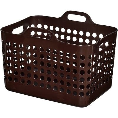 ヒマラヤ化学工業所 ヒマラヤ化学 ポピンズ バスケット 1571 M型ブラウン 458×336×325 157120 1セット(20個)（直送品）
