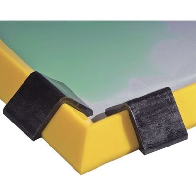 エー・エム・プロダクツ pig スピルブロッカーダイク コーナー 黄 PLR206 1個 514-3101（直送品）