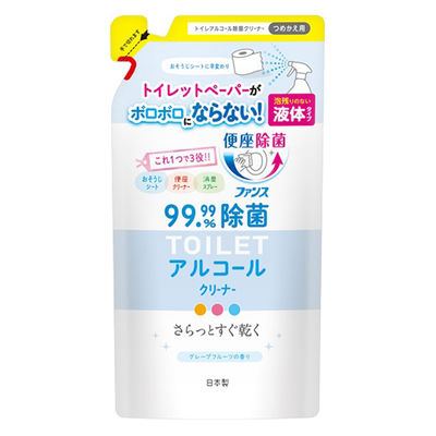 第一石鹸 ファンストイレ用アルコール除菌クリーナー 詰替え 4902050425023 1個（直送品）