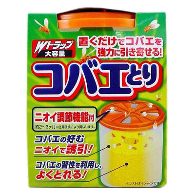 ライオンケミカル Wトラップ コバエとり 長時間用 4900480200371 1個（直送品）