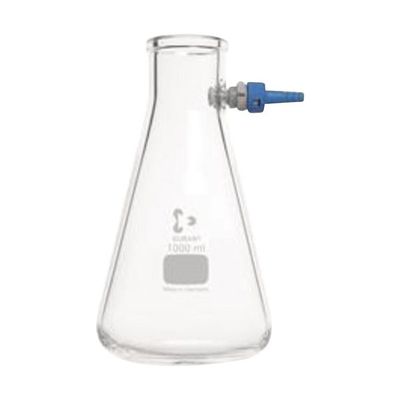 アズワン 吸引ろ過瓶(PBT製チューブコネクター付)三角 1000mL 212045458 1個 4-3830-04（直送品）