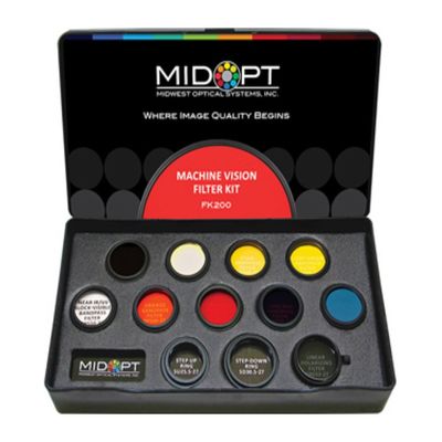 アズワン マシンビジョンフィルターキット(MidOpt社)UV、VIS、NIRフィルタ 10種類 4-4250-01 1セット（直送品）