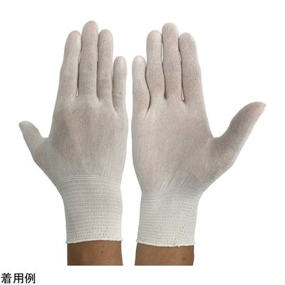 ウインセス キュプラインナーグローブ 5本指 極薄 10双入 WS-3500-E 1袋(10双) 4-5165-02（直送品）