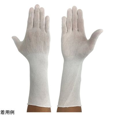 ウインセス キュプラインナーグローブ 5本指 ロング 10双入 WS-6500-LG 1袋(10双) 4-5165-03（直送品）