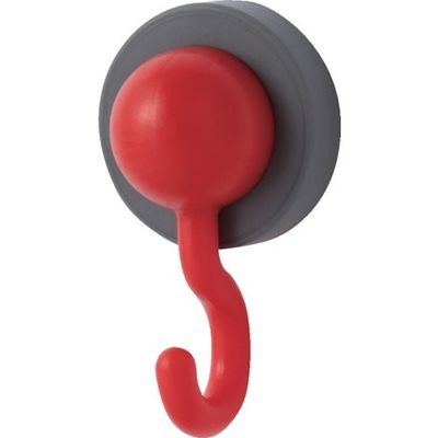 マグエバー MAGEVER シリコンマグネット jフック レッド 強力マグネットフック ネオジム磁石 1-0177HOOK-JR 1個（直送品）