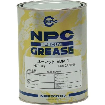 ニッペコ NIPPECO ベアリング用グリース ユーレットEDMー1 1KG 19673083EDM-1-1KG 1缶 361-5491（直送品）